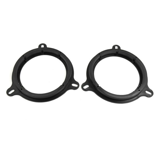 4 Inch Car Speaker Spacers Adapter Bracket Ring Plastic Replacement Parts Black 2Pcs 